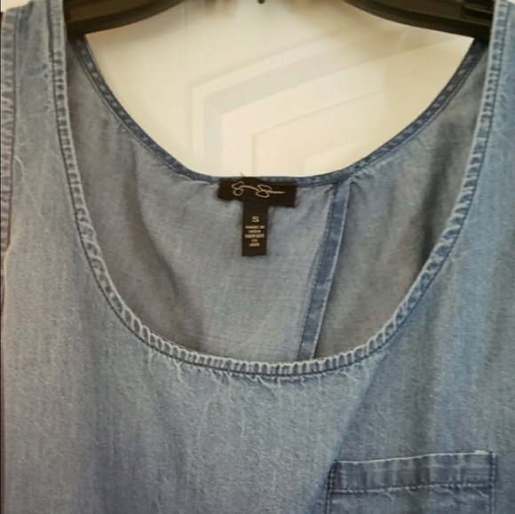 Jessica Simpson denim top - Picture 3 of 4